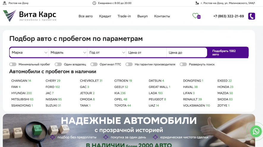 Автосалон Вита Карс Отзывы